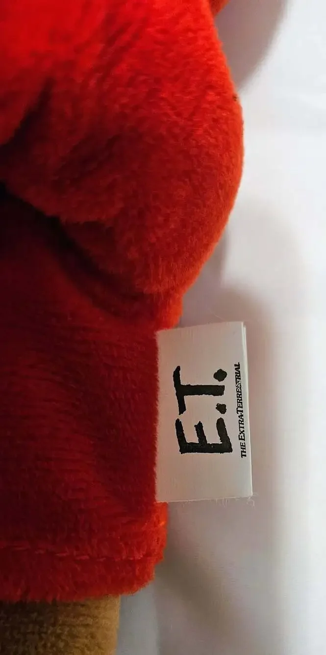 E.T. The Extra-Terrestrial Plush Toy with Red Hoodie Squeaky Dog Toy
